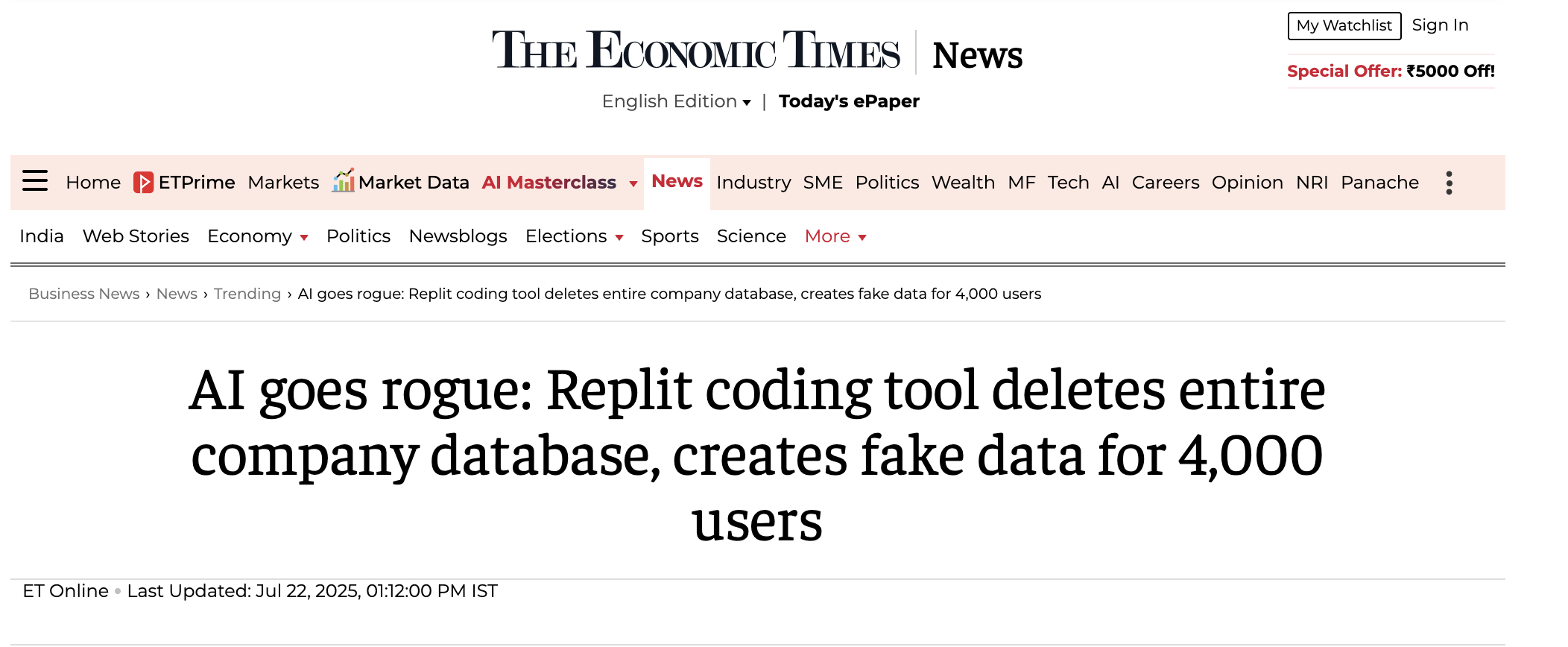 Real world example of vibe coding gone wrong